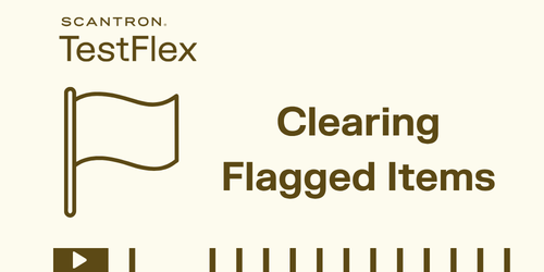 Clearing Flagged Items